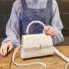 Women's New Crossbody Handheld Small Square Bag, Versatile and Stylish One Shoulder Crocodile Pattern Stick Bag 2024 78% Off Store wholesale