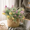 Decorative Flowers Small Fresh Wild Grass Simulated Flower Wholesale Rural Wedding Home Decoration Margarita Chrysanthemum Artificial