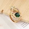 Moda nowe projekty Triple Pierścienie Trzy kolory wisiork szyja pełna dimonds kolczyka projektant biżuterii t09999