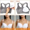 Abbigliamento da yoga Imbottitura per reggiseno Coppe a triangolo di ventilazione Inserto push up sul petto Cuscinetti in schiuma per accessori per imbottitura del costume da bagno Rinforzo rimovibile