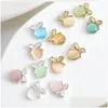 Nail Art Decorations 10Pcs Sailor Girl Moon Jewelry 3D Alloy Fairy Heart Crystal Gem Magic Wand Decor Parts Diy Luxury Japanese Drop D Otf0F