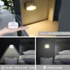 Luci notturne Lampada notturna senza fili con sensore di movimento Luci notturne a LED Batterie Piccole luci notturne Lampada per camera Corridoio Armadio Facile installazione YQ240207