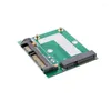 Conectores de cabos de computador S Olx Msata Ssd para Sata 3 Placa adaptadora Interface de 2,5 polegadas 5Cm Mini Pcie Iii Drop Delivery Computadores Rede Otucg