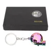 Keychains LED Metal Electric Turbo Keychain With Sound&Light LR041 35MAh Button Cell Battery Powered Electronic Car Pendant