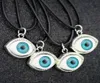 Whole 50pcsLot Fashion Evil Eye Pendants Turkish Luck Charms Necklaces Alloy Jewelry HJ2017678146