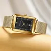 CRRJU Gold Women Luxury Jewel Quartz Watch Waterproof Stainless Steel Strap For Fashion Date Clock 240202