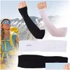 Elbow Knee Pads Quick Dry Cooling Arm Sleeves Uni Uv Warmers For Outdoor Sports Running Cycling Fishing 1 Pair R9L2 Drop Delivery Outd Ottqo