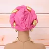 Vêtements ethniques Big Braids Turban Gele pour femmes Africain Wrap Head Bonnet Cross Front Turbans Prêt à porter Auto Geles Party Headpiece