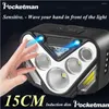 Stirnlampen Wave Sensing Stirnlampe Smart Led Mini Scheinwerfer Typ-C USB Lade Kopf Lampe Wasserdicht Für Cam Nacht Angeln Laufen drop D Otbnp