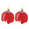 Kolczyki Dangle Summer Kolorowa papuga ptaków wisiorek dla kobiet Europejska American Temperament Biżuteria uliczna