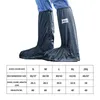 Sapatos de equitação à prova dwaterproof água cobre motocycle botas de chuva à prova de chuva antiderrapante reflexivo wearable overshoes viagem ao ar livre 240125