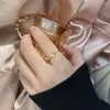 Кольца кластера Модное кольцо из серебра 925 пробы для женской ниши Instagram Минималистичный и крутой стиль открытия ювелирных изделий