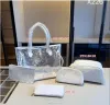 designer bag 2024 top quality Brown Flower Tote Bags Fashion women Crossbody Shopping Shoulder tote Bag Purse Large Capacity handbag + desig