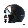 Equipaggiamento protettivo Moon Casco da sci professionale Halfered Integralmente stampato Sport Uomo Donna Sci da neve Caschi da snowboard con occhiali Vis Otu8M