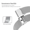 Horlogebanden Metaalgaas Roestvrij stalen band voor Xiaomi Mi Band 8 Smartwatch Accessoires Armband Miband Vervanging Horlogeband Correa