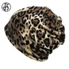 Fs preto ouro leopardo impressão gorros para homens proteção contra frio feminino anel cachecol dupla finalidade ao ar livre ciclismo pulôver boné gorras 240124