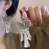 Dangle Earrings 2024 Female Butterfly Tassels Ear Pendants Fashion Vintage Woman Literary Temperament Jewelry