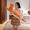 110cm longo dachshund brinquedo de pelúcia macio dos desenhos animados animal husky raposa shiba inu boneca nap travesseiro sofá almofada meninas presente de aniversário 240123