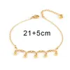 Cavigliere color oro vintage farfalla nappa catena cavigliere per le donne cavigliera in acciaio inossidabile 316L braccialetto regali gioielli all'ingrosso YQ240208