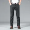 Men's Jeans 2024 Classic Style Business Stretch High Quality Brand Spring Summer Black Denim Trousers Male Pants