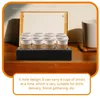 Take Out Containers 2pcs Foam Take-out Cup Holder Tray Beverage Carrier Carry For Delivery Drinks