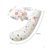 Maternity Pillows Slee Support U-Shape Back Lumbar Fl Body Accessories Cushion Drop Delivery Baby Kids Supplies Otm6U