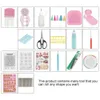 24st DIY Quilling Paper Slitted Tools Set Art Craft DecorationColor Random Plastic Paper slits Tools 240122