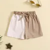 Pantalons pour tout-petits garçons et filles, short solide, salopette décontractée pour enfants, vêtements