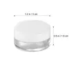 Opslagflessen 50 Stuks 5g Mini Draagbare Plastic Ronde Pot Reizen Monster Lege Container Voor Gezichtscrème Shampoo Lotion (Tien