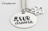 FUR MAMA inspirant estampillé à la main accessoires gravés breloques personnalisées collier pendentif personnalisé pour les femmes cadeau bijoux à bricoler soi-même 10 pièces Lo6899634