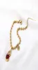 Red silk bracelet women039s titanium steel Zhaocai transshipment round bead bracelet fashion versatile crystal hand jewelry6076821