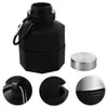 Bouteilles d'eau Bouteille de sport Utilisation Haltère portable Bouilloire Cloches Support de gel de silice Fitness