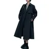 Vestes Femmes Femmes Coupe-vent Double boutonnage Lâche Col Turn-Down Printemps Automne Vintage Tempérament Trajet Trench-Coat