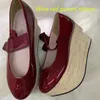 Delle donne Della Piattaforma Tacco Alto Pompe Sandali Cinghie Incrociate Lolita Cosplay Creepers Giapponese Harajuku Scarpe Cavallo A Dondolo 240129