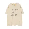 T-shirt Designer Shirts for Men Tshirt Manches longues Gallary Dept Tee Pantalons courts à manches courtes pour hommes