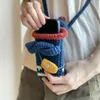 Waist Bags DIY Hand Woven Bag Wool Material Finished Sausage Mouth Mobile Phone Messenger For Girlfriend
