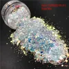 TCT-052 Kerst Sneeuw Seizoen Serie 12 Soorten Witte Kleuren Gliiter Spangles voor Nail art Decoratie Body paint DIY Decoratie 240202