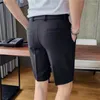 Mäns shorts sommar ultratunn för män sydkoreanska modebottnar affärer avslappnade byxor coolbryggbar europeamerica enkel slitage
