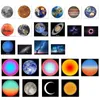 Night Lights Planet Projection Lamp with Light Sheets Photo Earth Sun Galaxy Light Novelty Atmosphere Light Party Photo Props YQ240207