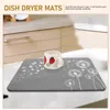 Table Mats Kitchen Counter Water Absorbing Drying Cushion Multifunction Kichen Diatomite Anti-skid Things