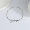 Linkarmbanden ANENJERY Geknoopte kleine balarmband voor vrouwen Manchet Vakantiegeschenken Feestsieraden Kleindochter Verjaardag