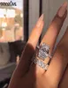 Vecalon clássico 925 conjunto de anéis de prata esterlina corte oval 3ct diamante cz noivado anéis de banda de casamento para mulheres bijuterias de noiva 1887612