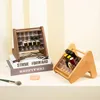 Hooks Wooden Desktop Storage Racks Lipsticks Lip Gloss Display Holder Cosmetics Box Nail Polish Manicure Tool Organizer Rack