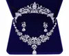 Bruids Tiara's Haar Ketting Oorbellen Accessoires Bruiloft Sieraden Sets Goedkope Mode Stijl Bruid Haar Jurk97783806327712