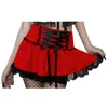 Gonne Minigonna in pelle PVC lucida Allacciatura Wetlook Corta A-line Discoteca Party Clubwear Ragazze Preppy Stile coreano