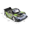 Wltoys k989 atualizado 284131 128 com luzes led 2.4g 4wd 30kmh chassi de metal elétrico de alta velocidade fora de estrada deriva rc carro 240130