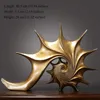 Nordiskt retro harts Shell Conch Ornaments Creative Light Luxury Home Decor Staty Hantverk Förenklade Office Sculptures Decoration 240119