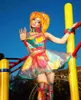 Bühne Tragen Nachtclub Show Pole Dance Kleid Sängerin Retro Nette Transparent Candy Rock Gogo Jazz Dance Kostüm