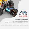 WLtoys 144010 144001 75 km/u 2.4G RC auto borstelloze 4WD elektrische hoge snelheid off-road afstandsbediening Drift speelgoed voor kinderen racen 240122