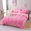 Plush Duvet Cover Pillowcase Warm And Cozy Bedding Three-Piece Set of Skin-friendly Fabric for Single And Double Beds 240127